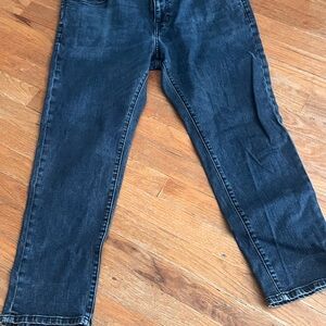 Goodthreads Men's Relaxed Dark Blue Jeans